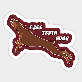 Free Teeth Hugs! V2 Sticker